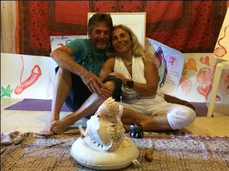 Marina with her husband